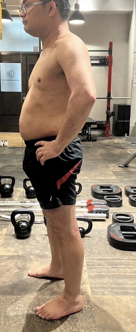 46歳・男性のプログラム開始前